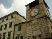 Clock tower in Old Kotor
