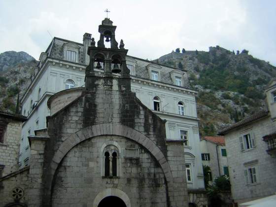 Church inside old town Kotor